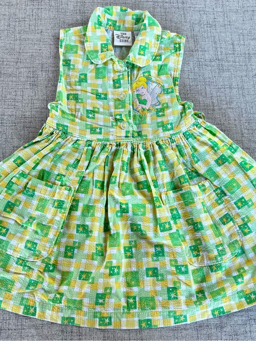 The Disney Store Tinker Bell Sleeveless Dress 4T